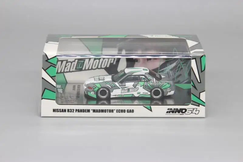 1:64 NISSAN R32 богиня версия литье металла сплава игрушечные машинки модели
