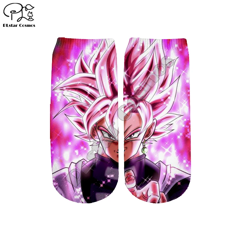 

PLstar Cosmos Dragon ball super Socks 3D Printed Women/men/boy/girl Cartoon Socks Summer Autumn Funny Short Ankle Socks Style-1