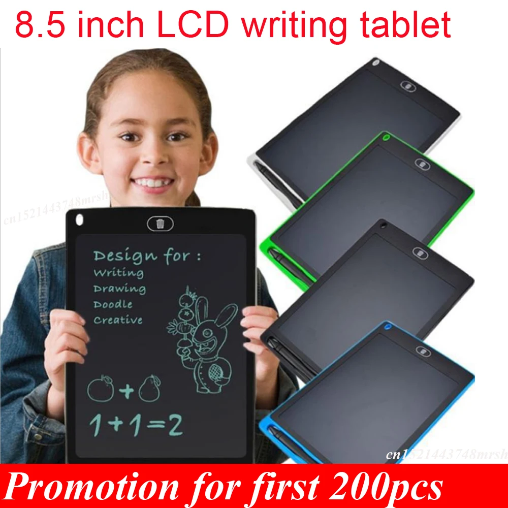 8.5 Inch LCD Writing Tablet Electronic Drawing Doodle Board Digital Colorful Handwriting Pad Drawing Graphics Kids Birthday Gift