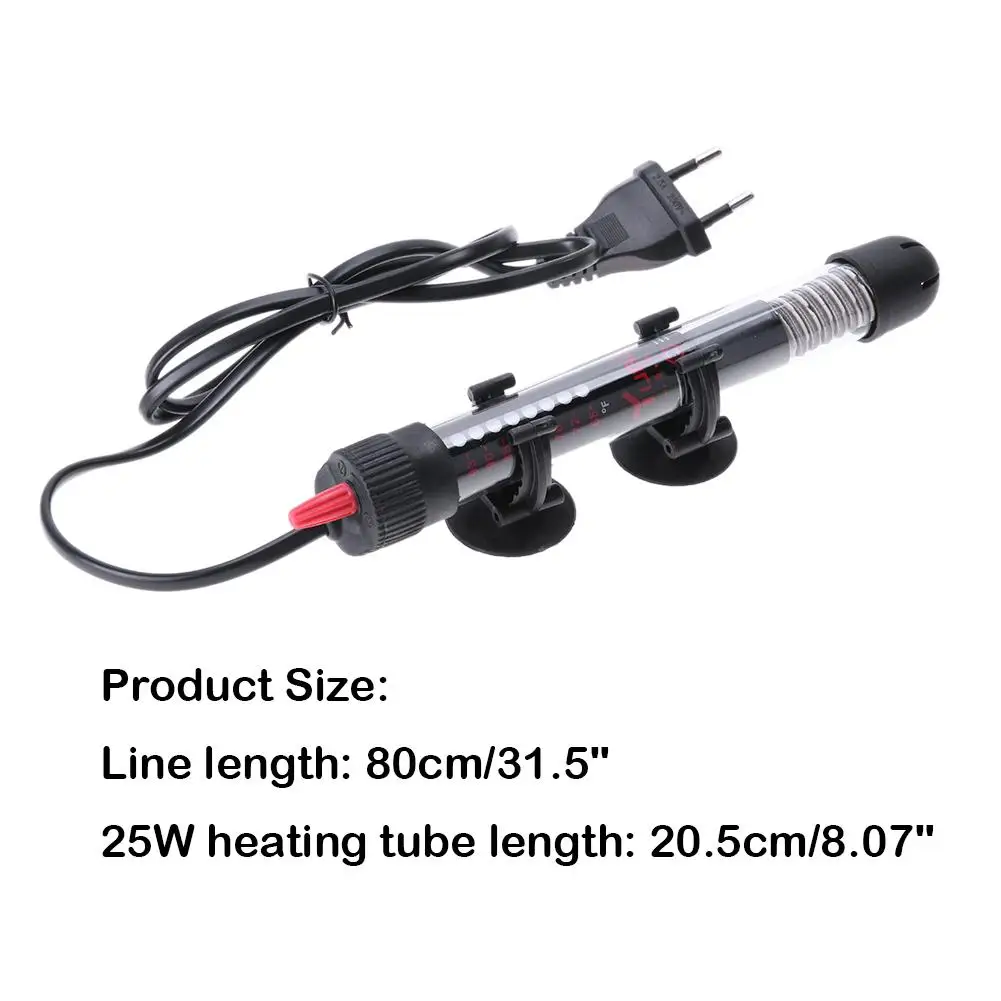 Automatic Temper Adjustment Quarium Aquarium Submersible Temperature Heating Rod Fish Tank Water Heater 25w/100w/ 200w/ 300w