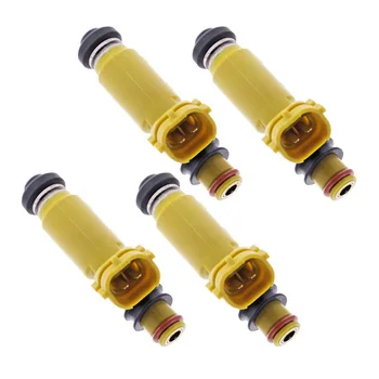 

DWCX 4pcs Yellow Car Fuel Injector Fit for Mazda RX8 MX5 Yellow Denso 195500-4450
