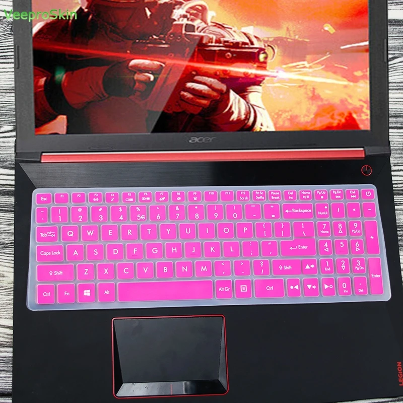rose Клавиатура Защитная крышка Защитная пленка для acer Хищник Helios 300 G3-571 G3-572 G3-573 PH317 PH315 VN7-593 AN515 VX5-591 - Цвет: rose