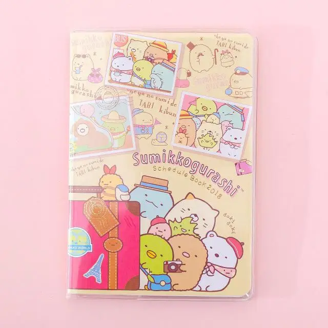 Kawaii Sumikko Gurashi календарь ежедневник еженедельник записная книжка органайзер для времени школьные принадлежности - Цвет: 4