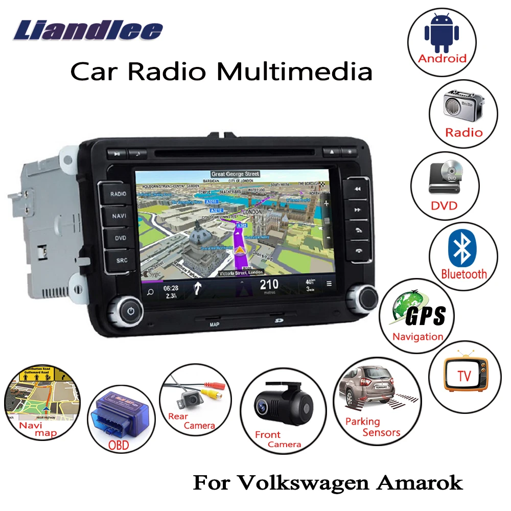Liandlee для Volkswagen VW Amarok 2010 ~ 2018 Android автомобильный Радио CD DVD плеер GPS Navi навигация