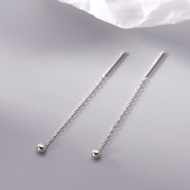 Tassel Round Heart Drop Earrings Gold Silver Color 2021 Korea Hanging Women Earring Fashion Party Jewelry Gift Dropshipping
