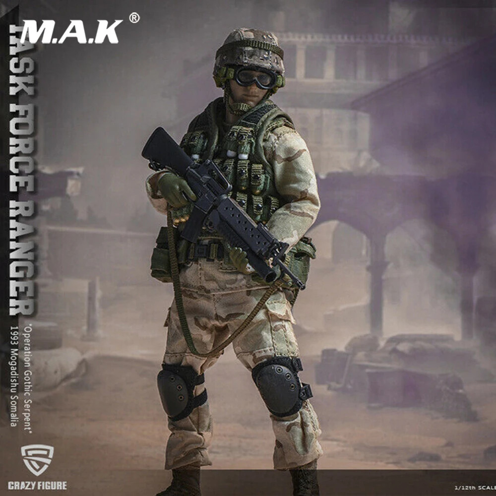 1/12 LW004 за каждый войны является истина целевой Ranger 1993 Сомали кукла-стрелец полный набор фигурку кукла модель для любителей подарки