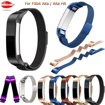 

For Fitbit Alta Fashion Milanese Straps For Fitbit Alta HR Smart Watch frontier/classic Replacement Strap wrist band Accessories