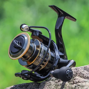 CHEAP PRICE ❤️ Fishing Reel HE7000 Max Drag 10kg 5.2:1 High Speed Metal Spool Spinning Reel Saltwater Reel Carp Reel Fishing - discount item 28% OFF Sports & Entertainment
