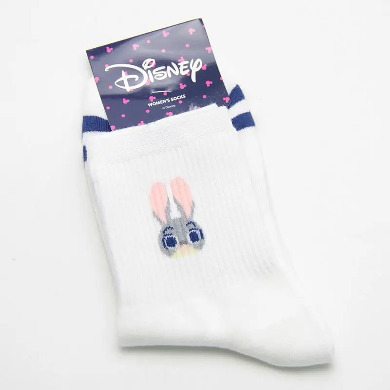 Дисней 1 пара мультфильм кролик Джуди печати шаблон женские хлопковые носки удобные милые печати модные носки - Цвет: Color3