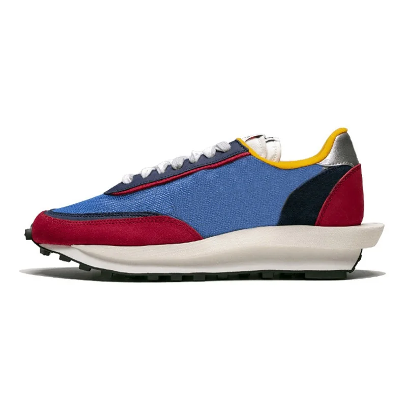Sacai LDV вафельная спортивная обувь для мужчин и женщин черный белый серый сосновый зеленый Gusto университетский синий мужские кроссовки модные спортивные