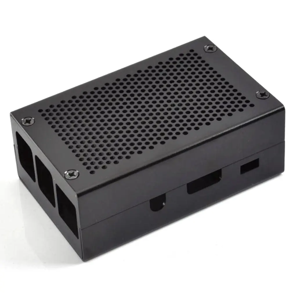 Для Raspberry Pi 3 Model B+ алюминиевый корпус черный корпус металлический корпус совместимый для Raspberry Pi 3 Model B