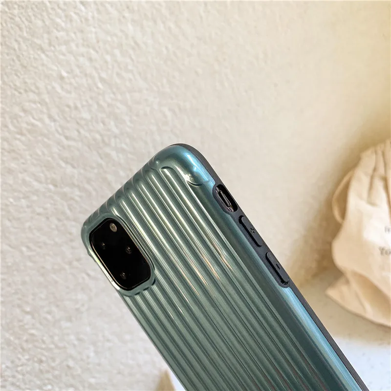 Темно-зеленый iphone 11Pro/Max Apple X/XS/XR мобильный корпус для iphone 7/8plus 6 багаж индивидуальный ТПУ мягкий чехол