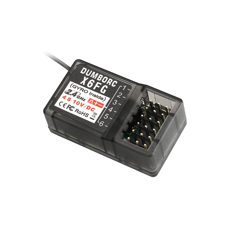 DUMBORC X6F/X6FG 2,4G 6CH радиоприемник системы управления для Domborc RC X6 передатчик Радиоуправляемый автомобиль Лодка передатчик