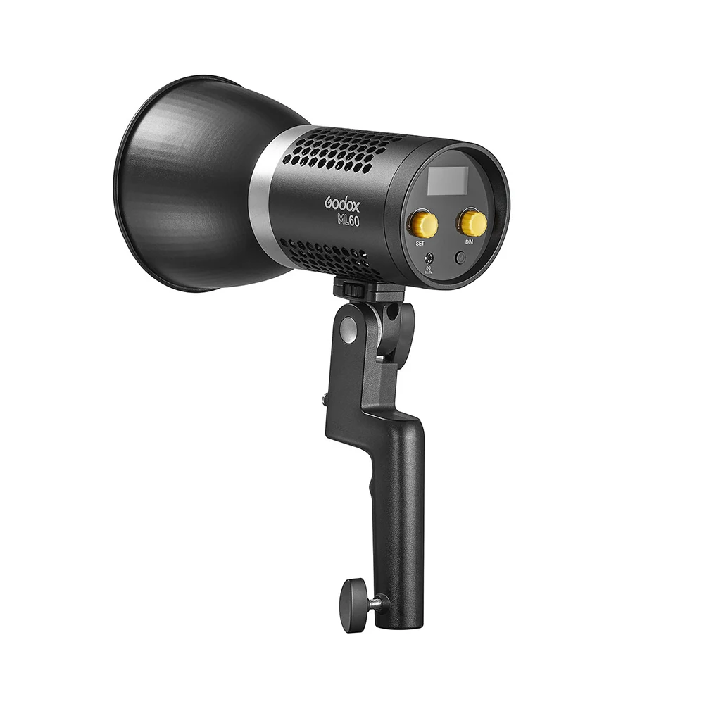 US $320.00 Godox ML60 60W LED Video Light Silent Mode Portable Brightness Adjustment Support LiIon With AC Power Supply Outdoor LED Light