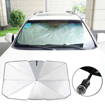 

Car Windshield Sunshade Outdoor Summer Retractable Portable Front Dust Cover Foldable Heat Insulation Protection Sunscreen
