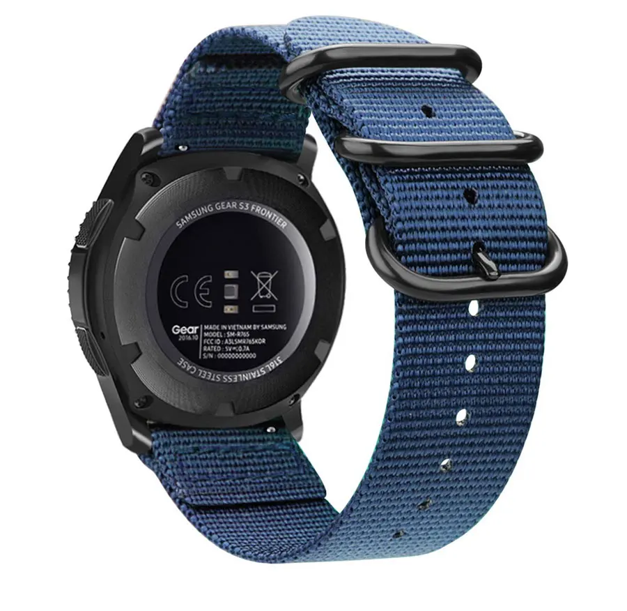 Galaxy watch 46mm Strap for Samsung Gear S3 Frontier Active 2 Amazfit Bip huawei watch Gt2 Strap 22mm watch band smart watchband