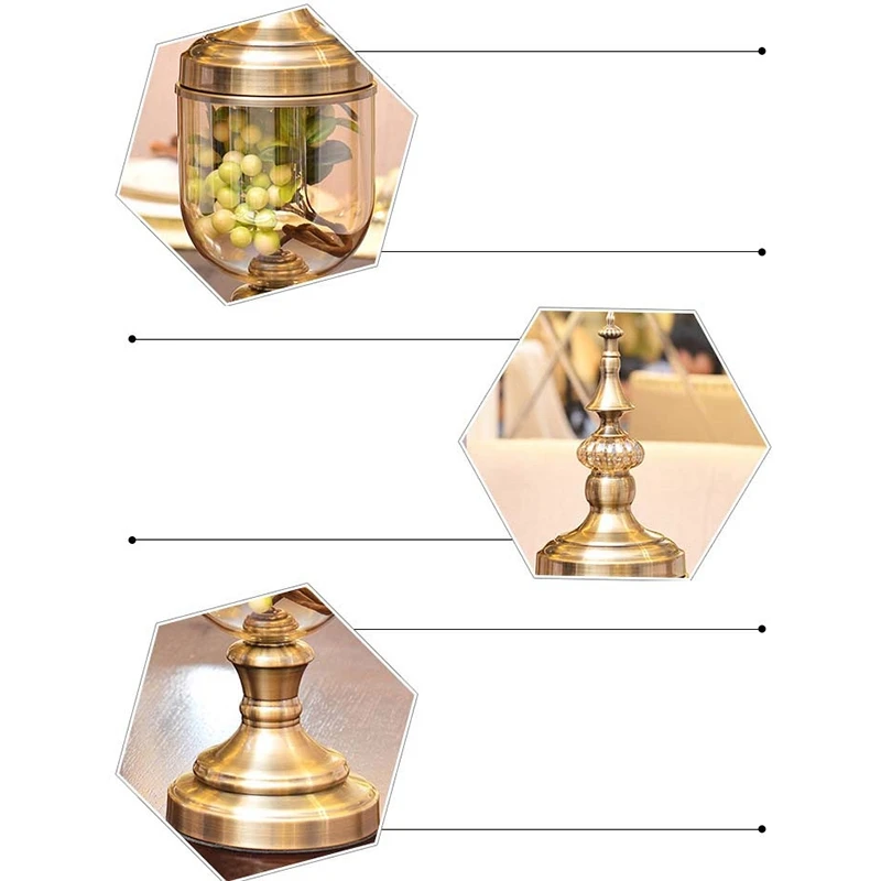 Промо-акция! Европейский ретро стеклянная металлическая ваза Современная Художественная декоративная искусственная Цветочная Свадебная ваза золотой металл+ стекло