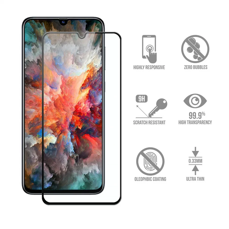 2 In 1 Tempered Glass for Samsung A50 A40 A70 A30 A20 A10 Protective Camera Lens for A7 A40 2+1 A 50 A70 Screen Protector