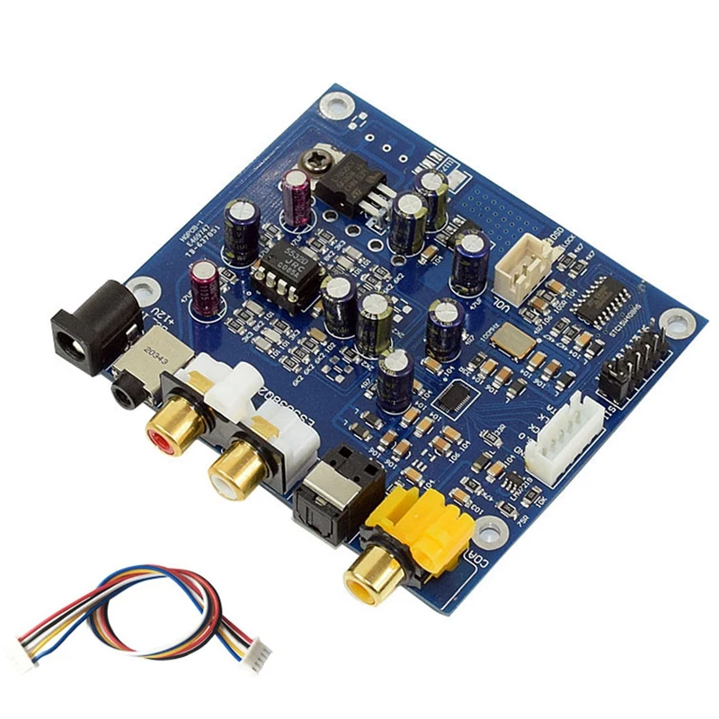 Es9038Q2M Es9038 Q2M I2S Dsd Optical Coaxial Input Decoder Dac Headphone Output Hifi Audio Amplifier Board