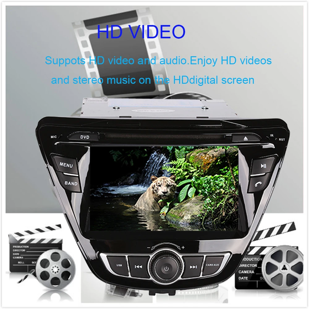 4 ГБ ОЗУ Android 9 0 радио для HYUNDAI ELANTRA/AVANTE 2014 2015 автомобильный DVD плеер с GPS навигацией +