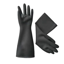 Сверхпрочные химически стойкие резиновые перчатки кислота маслостойкие латексные перчатки для домашней промышленности рабочие защитные перчатки