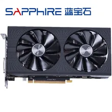 SAPPHIRE RX 580 4GB Grafikkarten 256Bit GDDR5 Video Karte für AMD RX 500 serie Karten RX580 4GB displayPort HDMI DVI Verwendet