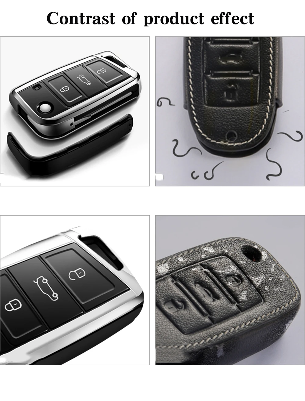 Высокое качество PC+ TPU чехол для ключей защитный чехол для телефона VW Passat Lavida Tiguan автомобильный держатель оболочки
