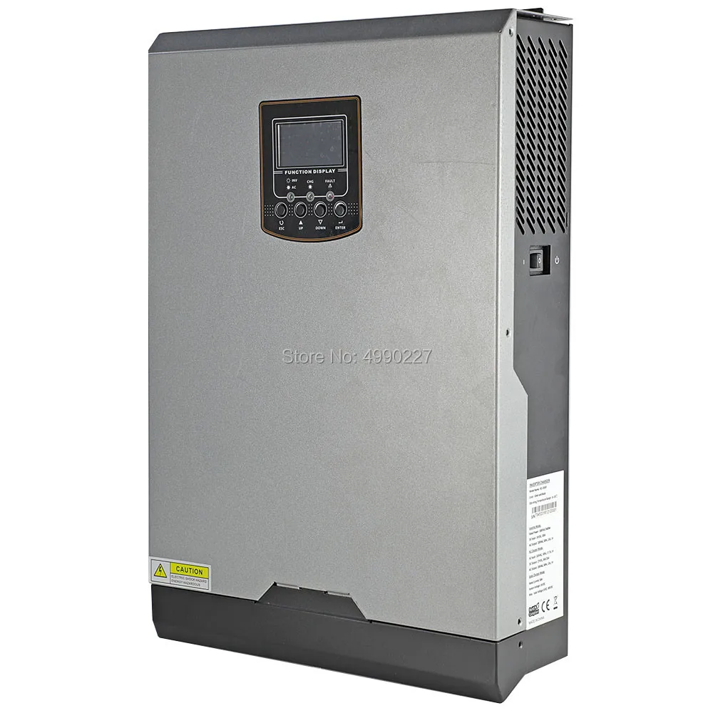 Clearance 5000W 48V High efficiency pure sine wave inverter 80A MPPT Solar Charge Controller PV input range DC120V-500V with Wifi function 3