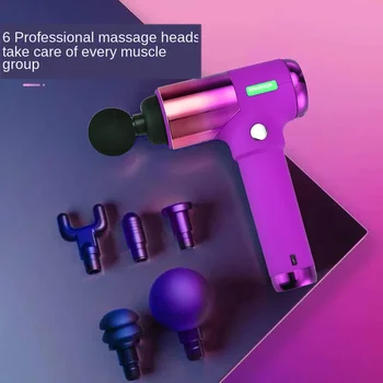 

Sport Therapy Muscle Massage Gun For Pain Deep Tissue Massager Electric Body Vibration Relaxation Shock Gun Relieve Fatigue