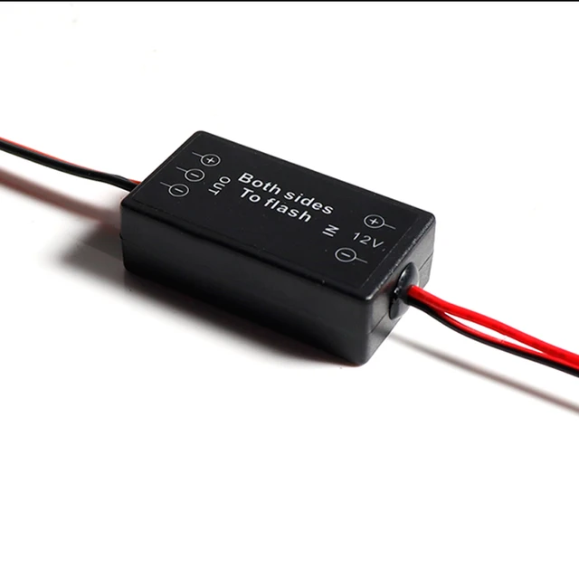 iJDM 12V Both strobe To flashing Alternating Left/Right Strobe Flash Module Box For Fog Lights, LED DRL,Strips,Car Motorcycle 3