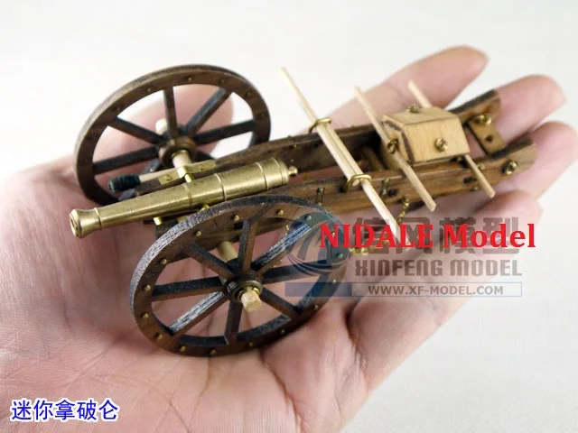 Новый масштаб 1/45 Наполеон полевая пушка модели наборы CNC латунный пистолет |