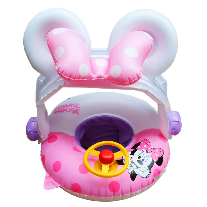 

Rooxin Baby Swimming Ring with Sunshade Pool Float Inflatable Swimming Circle Floating Baby Seat Swimming Pool Toys Summer Party