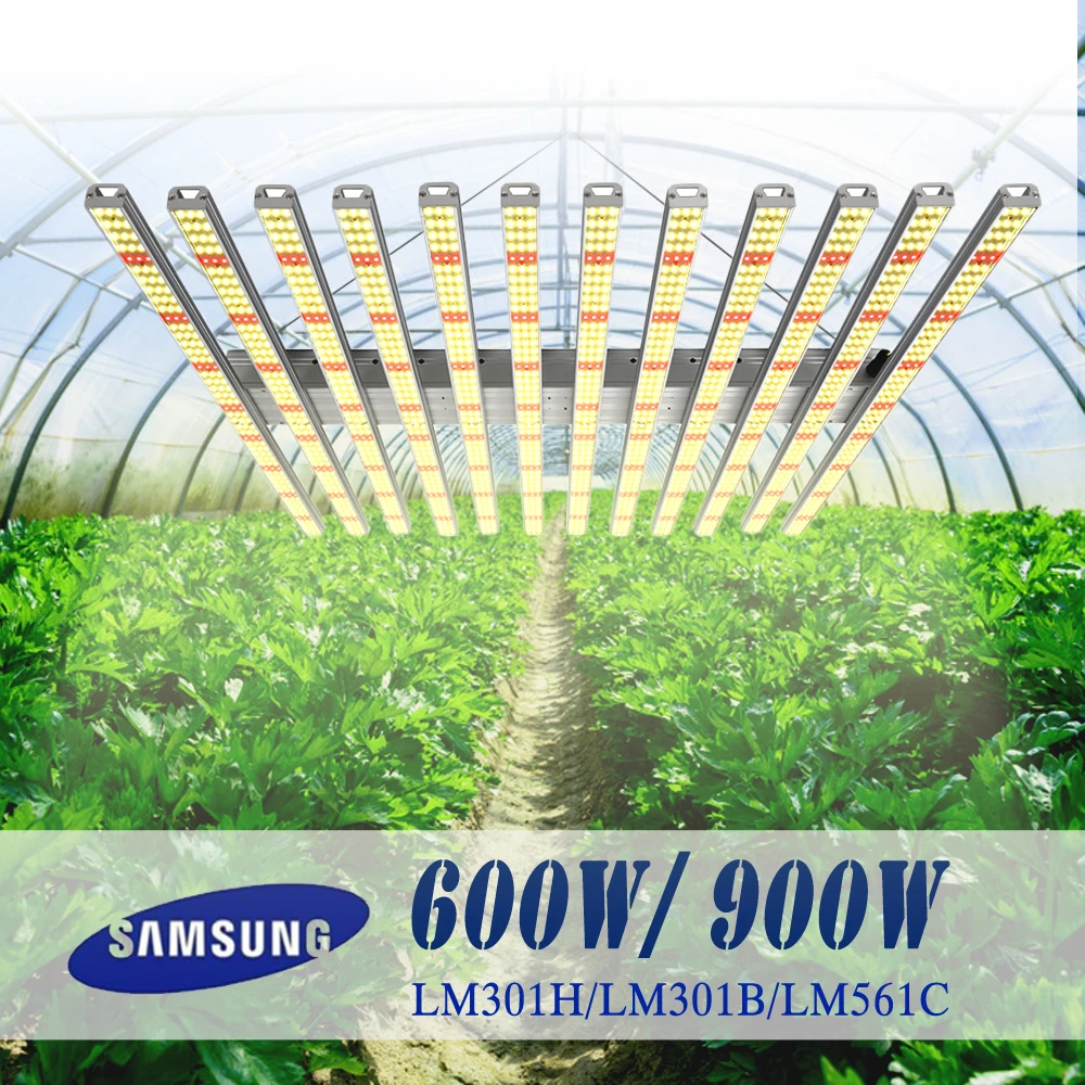 Led Grow Light bar quantum tech board Samsung LM301H 600W 900W Full spectrum 3000K 3500K Indoor grow tent plants light for plant