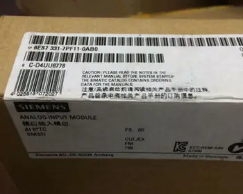 

1PCS New Siemens 6ES7331-7PF11-0AB0 SM331 Moudle In Box Brand