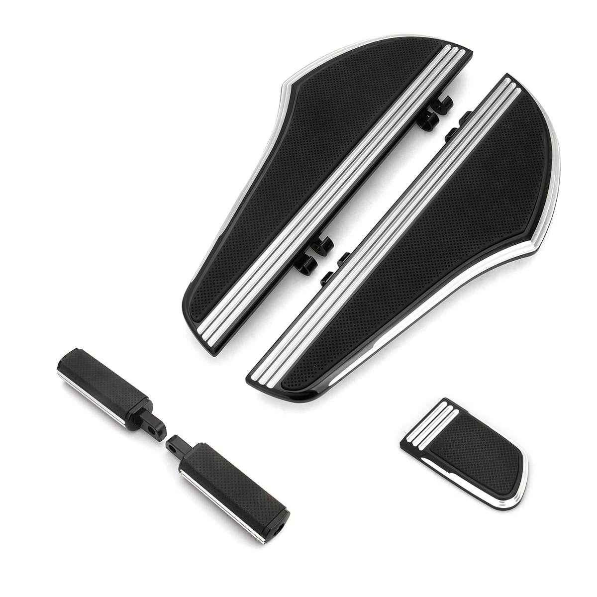 

Defiance driver passenger Floorboards kits brake pedal cover for harley touring Electra glide FLHTKL 1980-2021