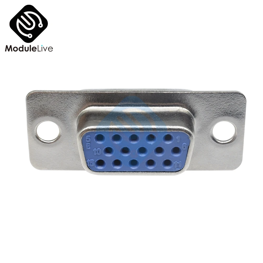 10 шт. Разъем DB15 DB-15 15pin гнездо VGA для ЖК-монитора новые инструменты