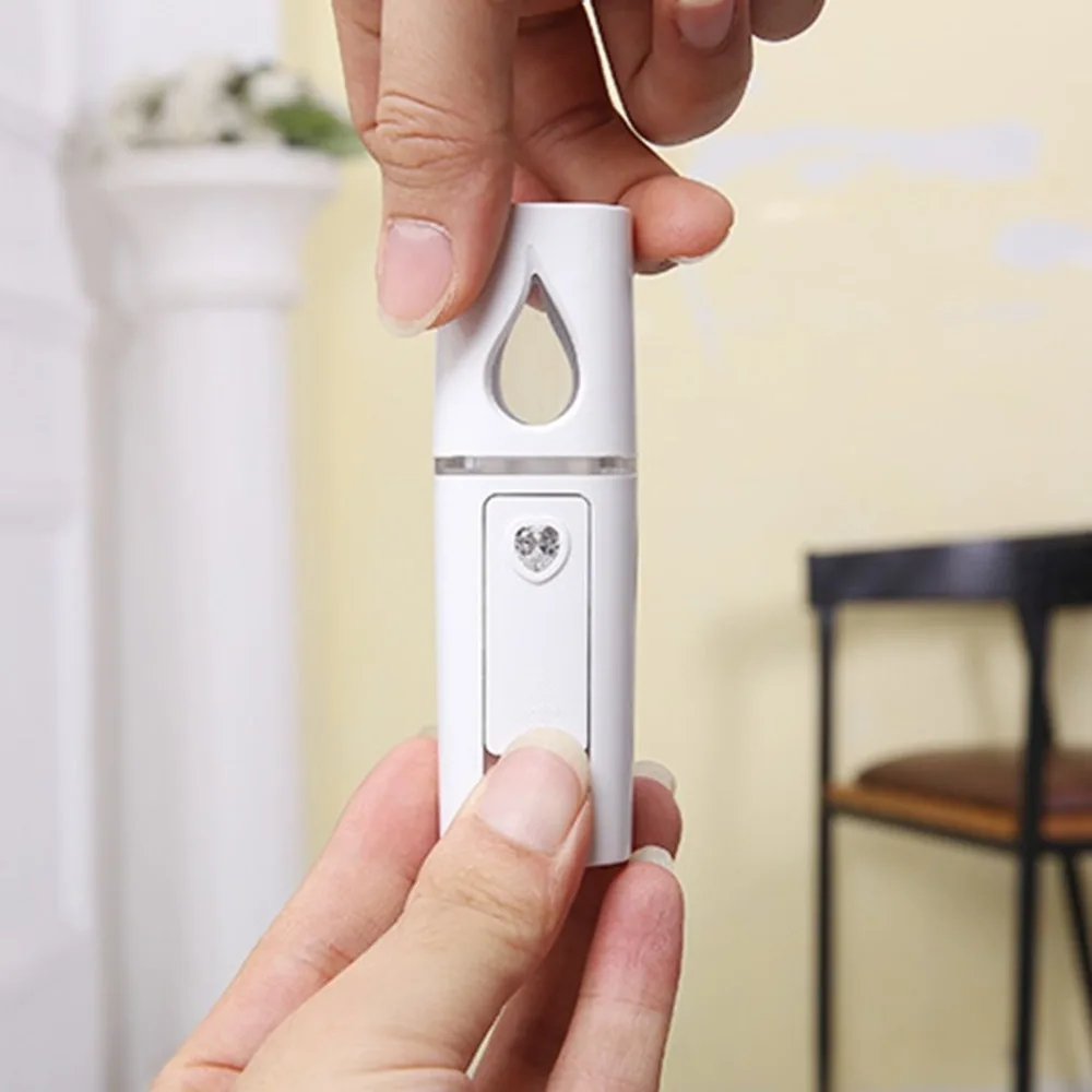 Portable Facial Steamer Spray Ultrasonic Mini Nano Mist Spray Handy Mister Device Face Moisturizing Instrument Humidifier