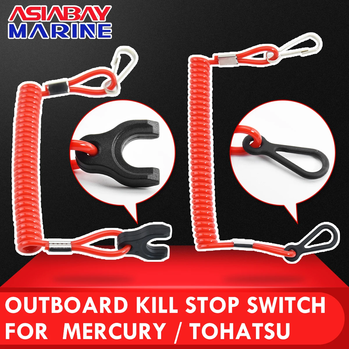 outboard engine parts outboard switch outboard engine kill switch boat motor parts outboard kill switch Mercury Tohatsu Marine Outboard Boat Motor Kill Stop Switch Key Rope Safety Lanyard Tether