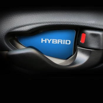 

Car Interior Door Handle Ornament for Toyota vios yaris Hybrid Stainless Steel Accessories Car Styling 4pcs