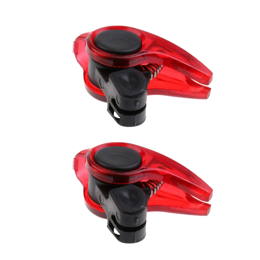 2Pcs High Brightness Bicycle Bike Brake Light Mini Warning Light for V Brakes Automatic Control