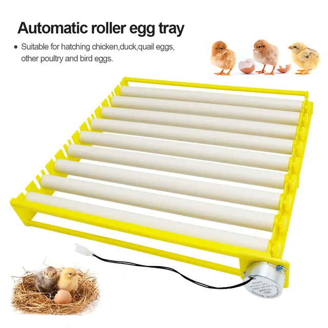 Hot Sale Egg Incubator Roller Egg Tray 9 Tubes Can Incubate Chicken, Duck, Goose, Quail Eggs