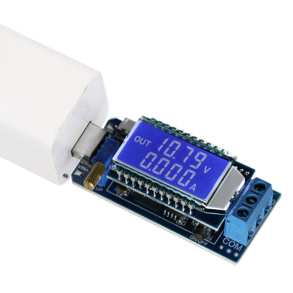 Высокое качество ЖК-экран USB Шаг вверх/вниз Модуль питания Регулируемый повышающий понижающий преобразователь Вольтметр Амперметр емкость батареи тестер
