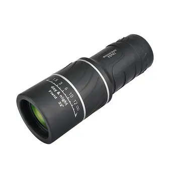 Günstige Teleskop Dual Focus Frühling Clip 16X52 Jagd Monokulare Zoom Reise High Power Vergrößerung Qualität Fernglas Monokulare