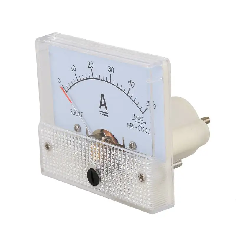 SHGO HOT-DC 0-50A аналоговая AMP Амперметр текущая панель+ 50A 75mV шунтирующий резистор