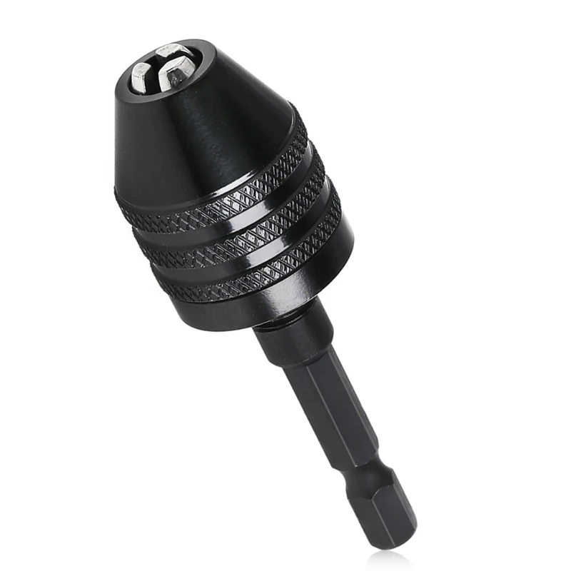 1/" БЕСКЛЮЧЕВОЙ патрон для сверла дрели адаптер конвертер быстрое изменение 0,6-6,5 мм шестигранный хвостовик