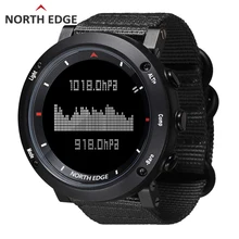 Северная режущая кромка для мужчин спортивные электронные военные армейские часы для бега плавания спортивные часы альтиметр барометр компас водонепроницаемый