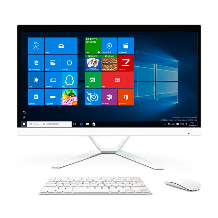 AIO wifi настольный компьютер ПК с процессором i7 ram 16GB SSD 256GB и 27 ''дюйм fhd ЖК монитор