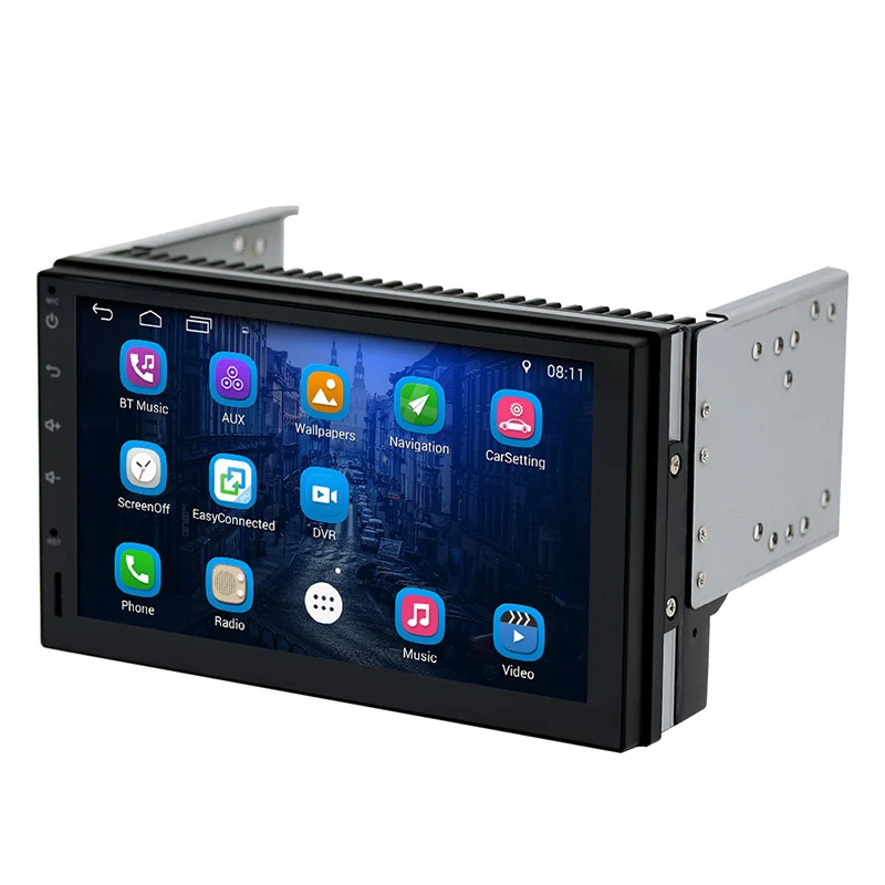 Новый Популярный 7-дюймовый экран Автомобильный GPS навигатор Wi-Fi стерео MP5 плеер FM