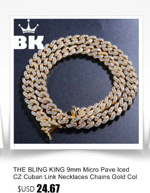 BLING KING 5 мм CZ драгоценный камень теннис ожерелье Iced Out Циркон 1 ряд теннис ожерелье хип-хоп ювелирные изделия