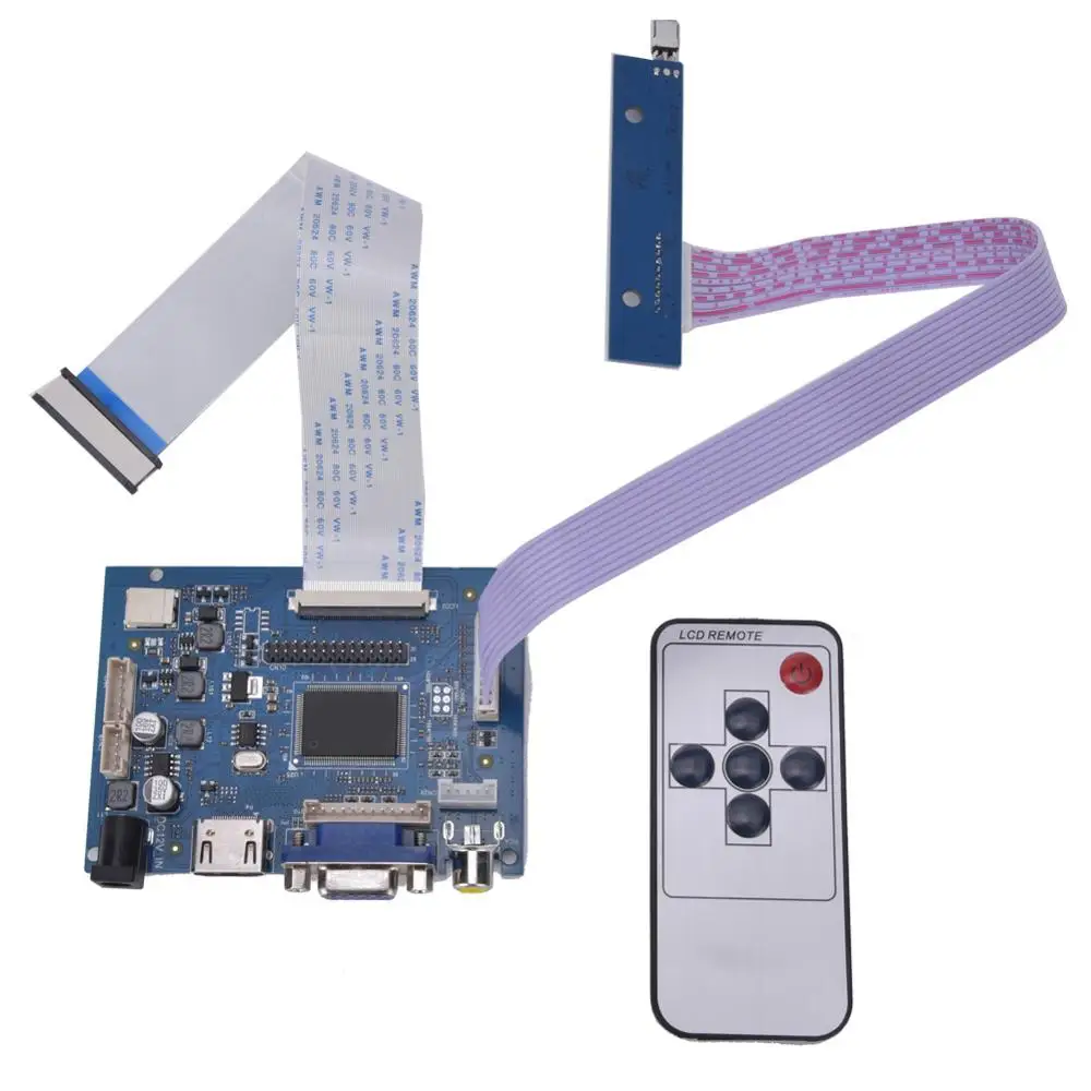 VGA AV ЖК-дисплей плата контроллера AT070TN92 AT070TN90 AT070TN94 50Pin 800 480 Экран